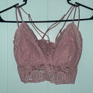 Victorias Secret PINK bralette in pink lace